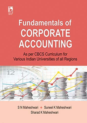 Fundamentals Of Corporate Accounting  S N Maheshwari